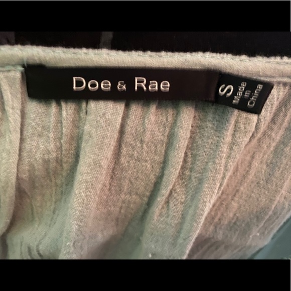 ⚜️HOST PIC!!Doe & Rae Cotton BOHO Top Size Small⚜️ - Picture 5 of 5